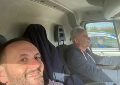 En route pour l'Allemagne.