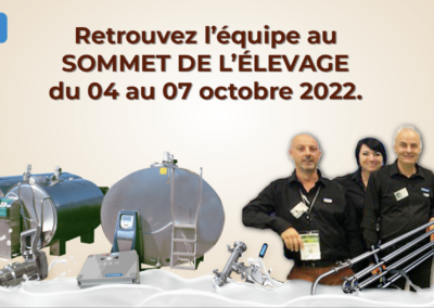 L'équipe Charriau au Sommet de l'élevage 2022